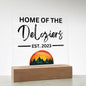 Sunset | Custom Sign | Acrylic Plaque with LED Base - AS