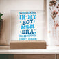 Custom In My Boy Mom Era | Personalized LED Night Light