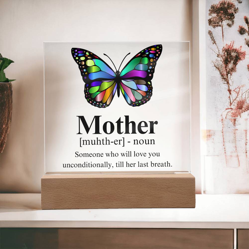Mom Acrylic Plaque | Mom Definition | Mothers Day Gift
