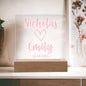 Custom Night Light, Personalized LED Night Light