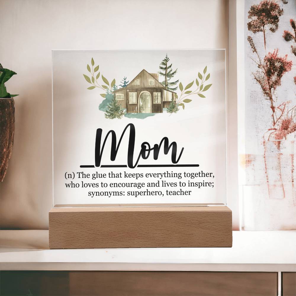Mom Acrylic Plaque | Mom Definition | Mothers Day Gift