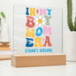 Custom In My Boy Mom Era | Personalized LED Night Light