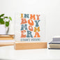 Custom In My Boy Mom Era | Personalized LED Night Light