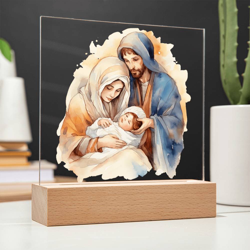 Manger Scene LED Night Light