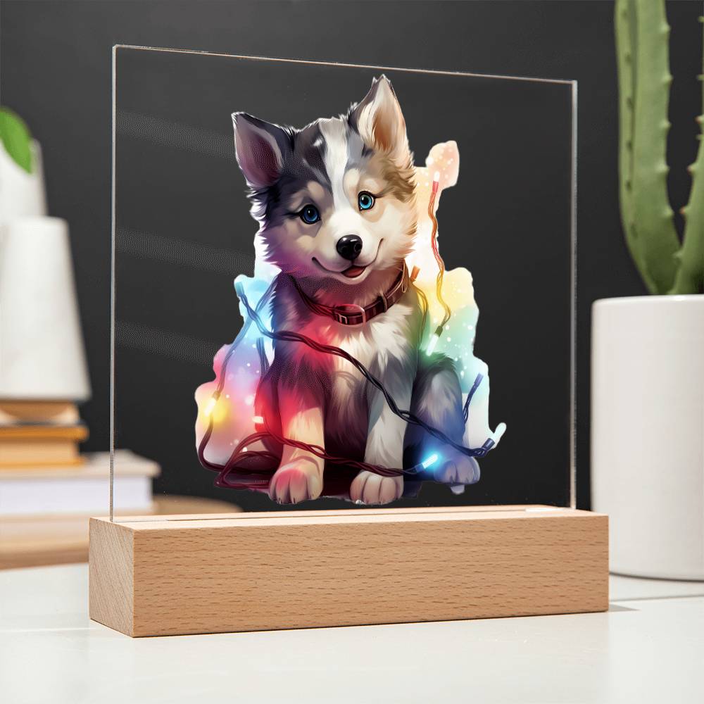 Christmas Night Light, Husky Gift
