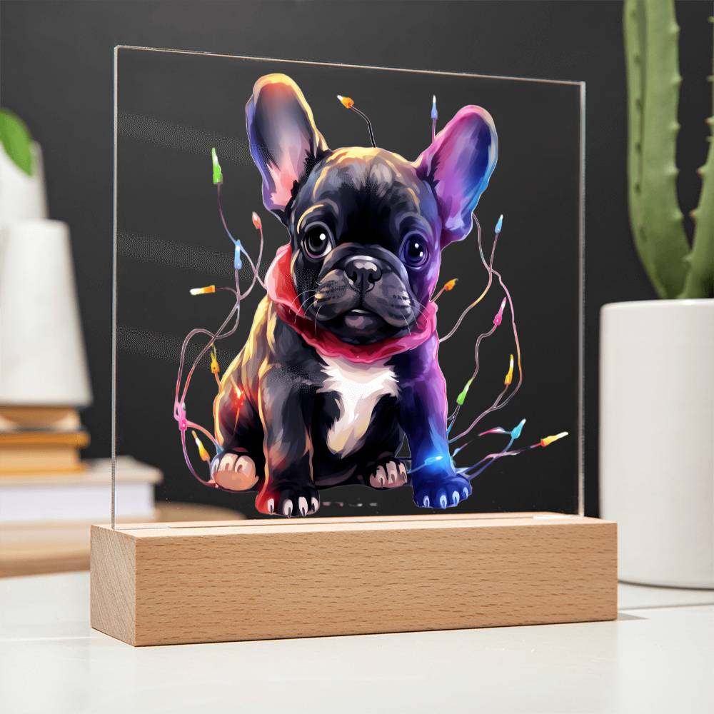 French Bulldog Christmas Night Light