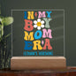 Custom In My Boy Mom Era | Personalized LED Night Light