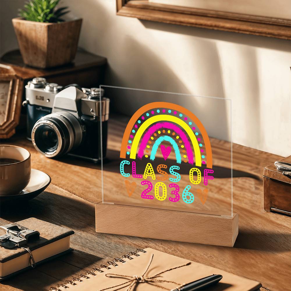 Class of 2036 | Printed Acrylic LED Plaque