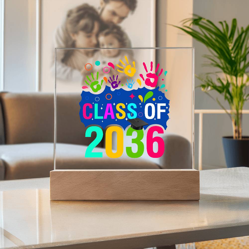 Class of 2036 | Printed Acrylic LED Plaque