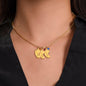 Personalized Baby Feet Necklace with Birthstone