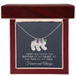 Personalized Baby Feet Necklace with Birthstone