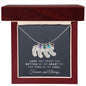Personalized Baby Feet Necklace with Birthstone