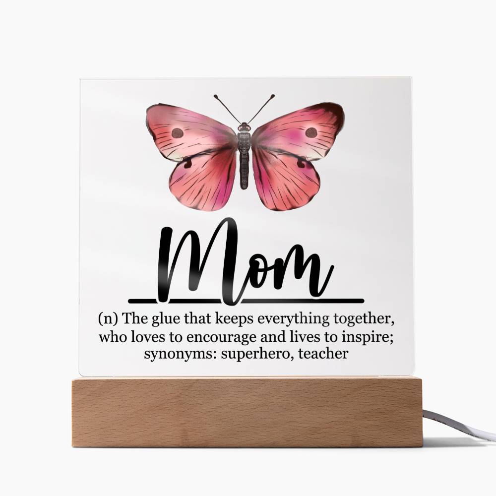 Mom Acrylic Plaque | Mom Definition | Mothers Day Gift
