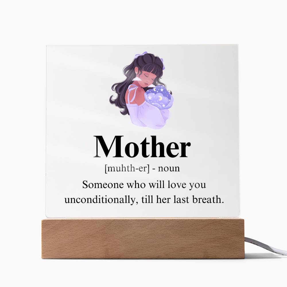 Mom Acrylic Plaque | Mom Definition | Mothers Day Gift