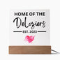 Heart | Custom Sign | Acrylic Plaque with LED Base - AS