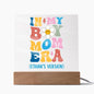 Custom In My Boy Mom Era | Personalized LED Night Light