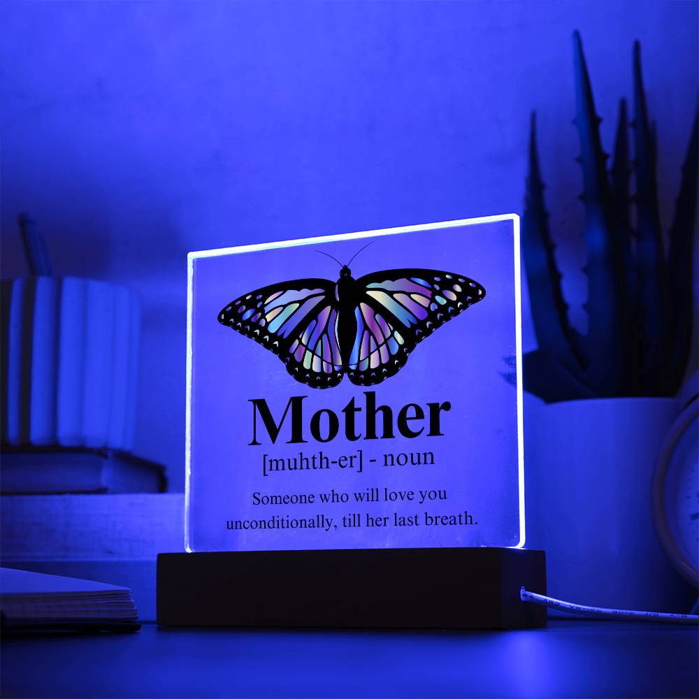 Mom Acrylic Plaque | Mom Definition | Mothers Day Gift