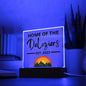 Sunset | Custom Sign | Acrylic Plaque with LED Base - AS