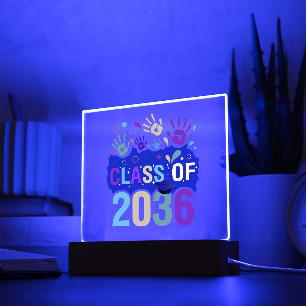 Class of 2036 | Printed Acrylic LED Plaque