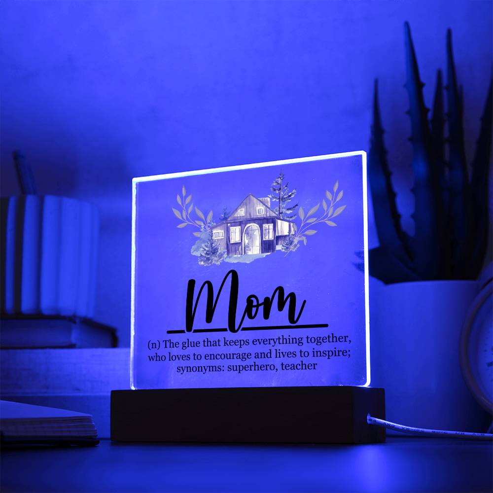 Mom Acrylic Plaque | Mom Definition | Mothers Day Gift