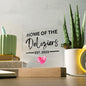 Heart | Custom Sign | Acrylic Plaque with LED Base - AS