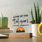 Sunset | Custom Sign | Acrylic Plaque with LED Base - AS