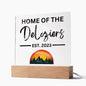 Sunset | Custom Sign | Acrylic Plaque with LED Base - AS