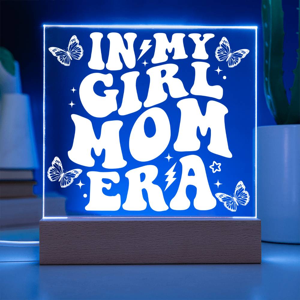 In My Girl Mom Era | LED Night Light | Glowing Butterflies