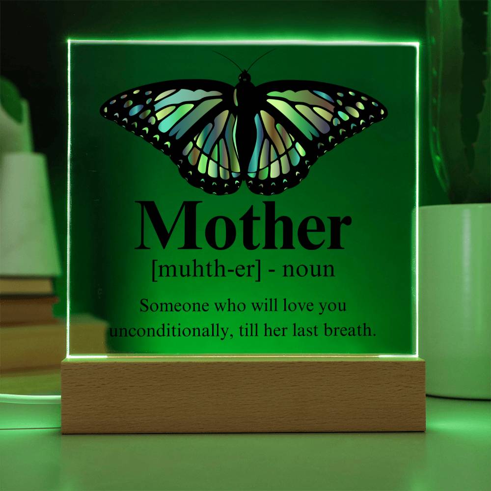 Mom Acrylic Plaque | Mom Definition | Mothers Day Gift