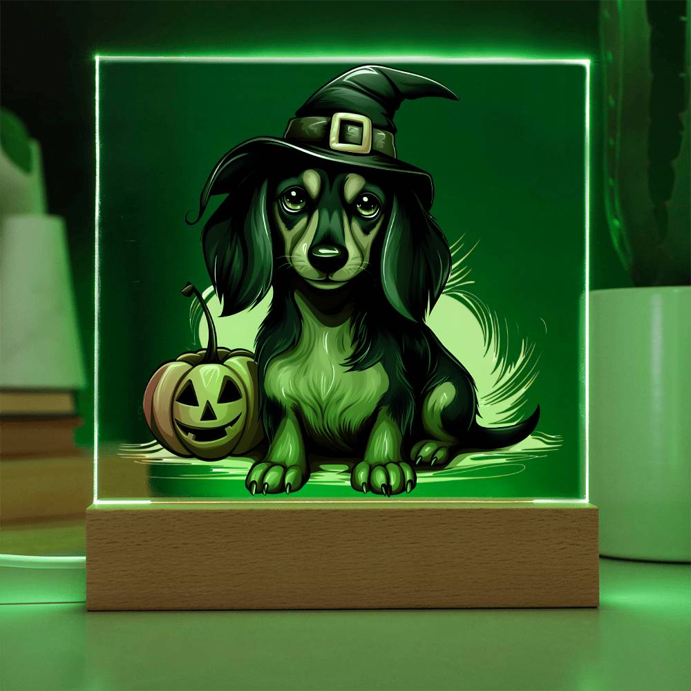 LED Night Light | Dachshund Halloween Decor Indoor | Dog Lover Gift