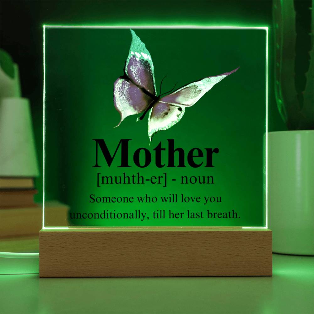Mom Acrylic Plaque | Mom Definition | Mothers Day Gift