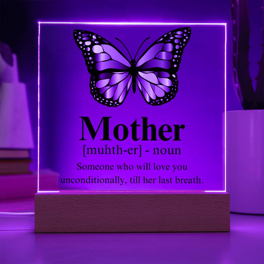 Mom Acrylic Plaque | Mom Definition | Mothers Day Gift