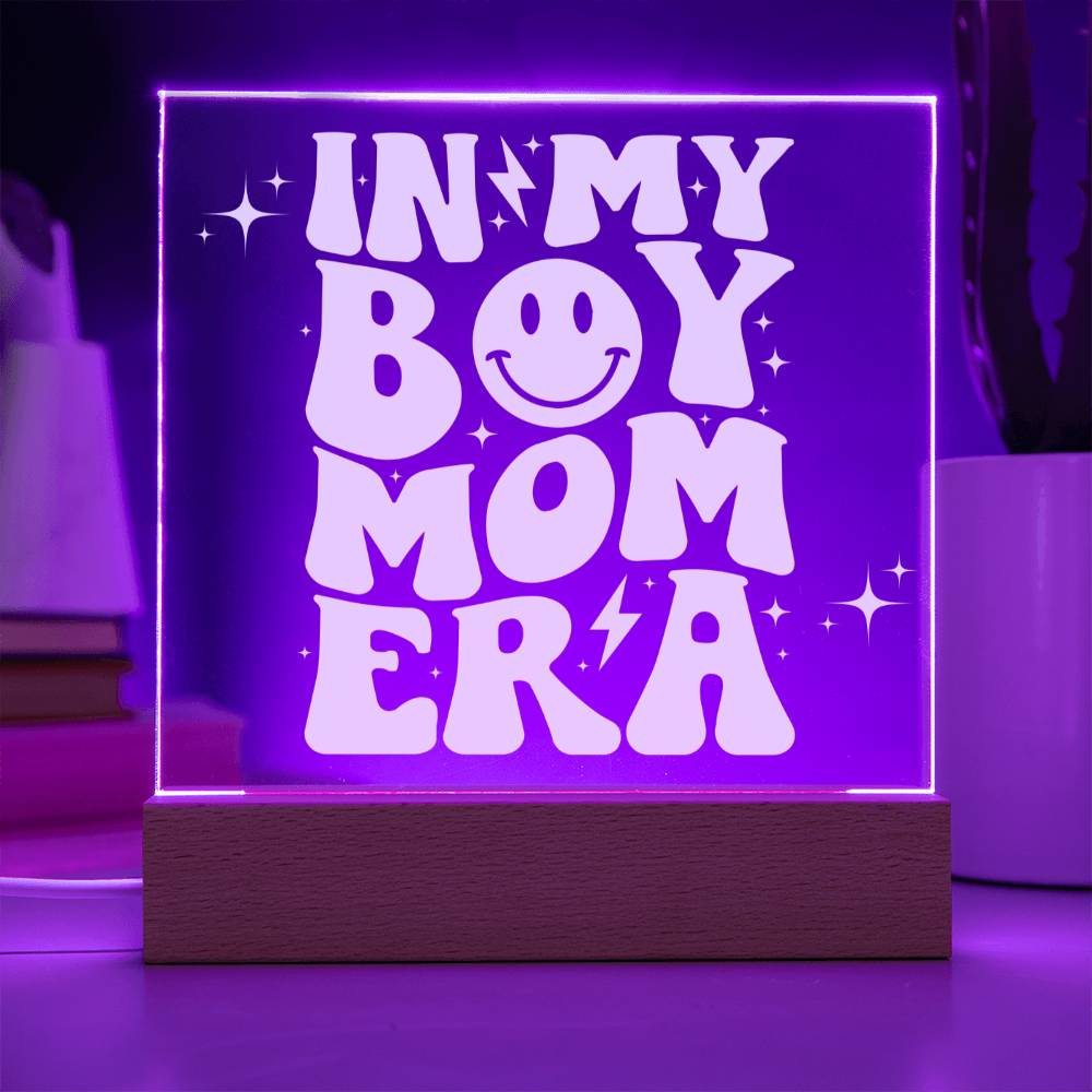 In My Boy Mom Era | Glowing LED Night Light | Stars