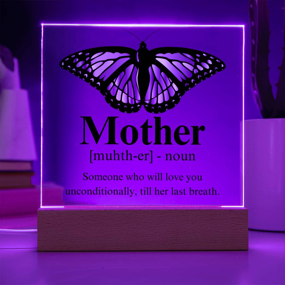 Mom Acrylic Plaque | Mom Definition | Mothers Day Gift