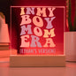 Custom In My Boy Mom Era | Personalized LED Night Light