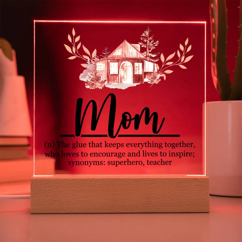 Mom Acrylic Plaque | Mom Definition | Mothers Day Gift