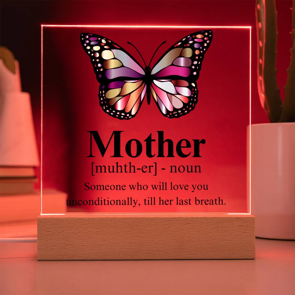Mom Acrylic Plaque | Mom Definition | Mothers Day Gift