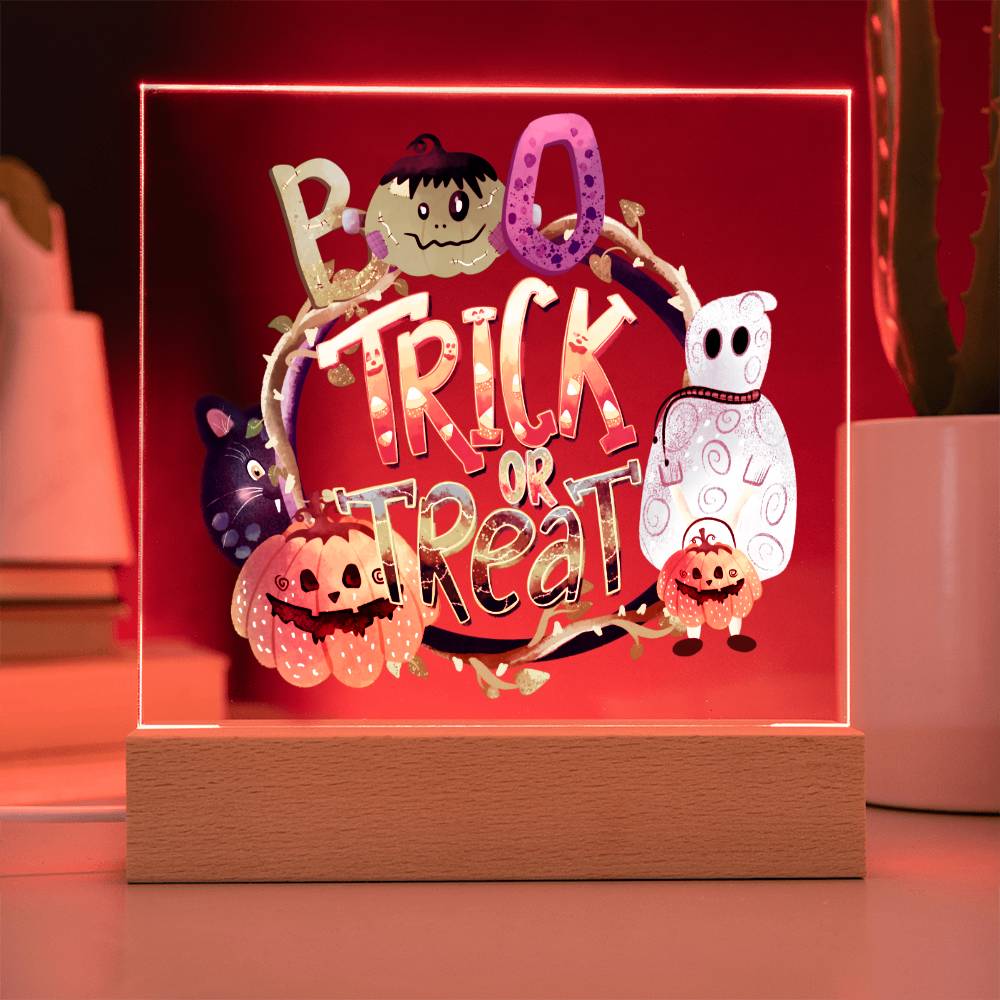 Halloween Decor Indoor | Acrylic LED Night Light