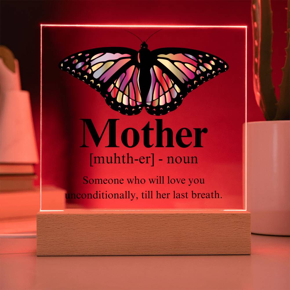 Mom Acrylic Plaque | Mom Definition | Mothers Day Gift