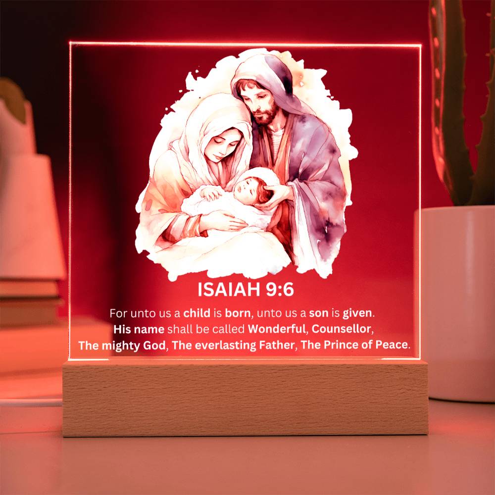 Manger Scene LED Night Light