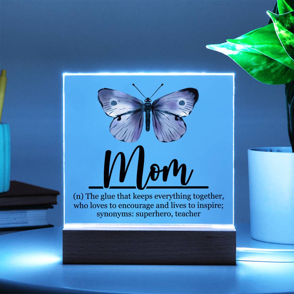Mom Acrylic Plaque | Mom Definition | Mothers Day Gift
