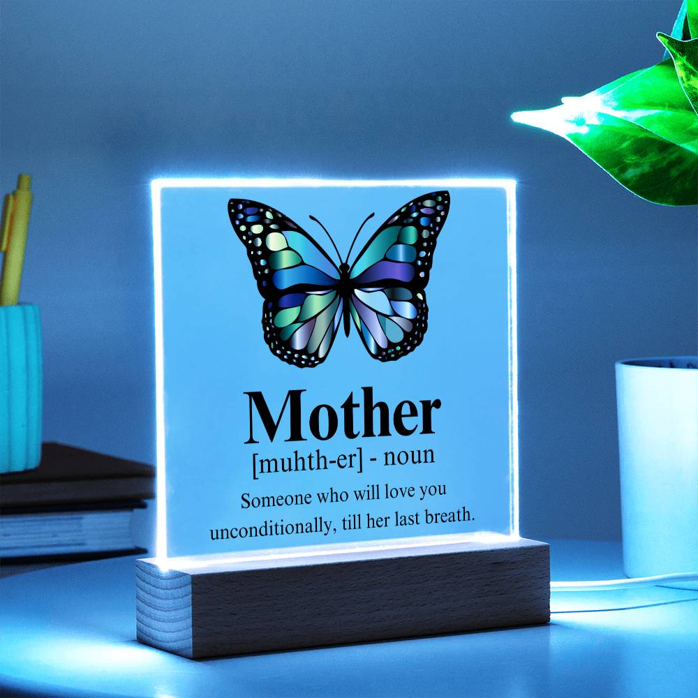 Mom Acrylic Plaque | Mom Definition | Mothers Day Gift