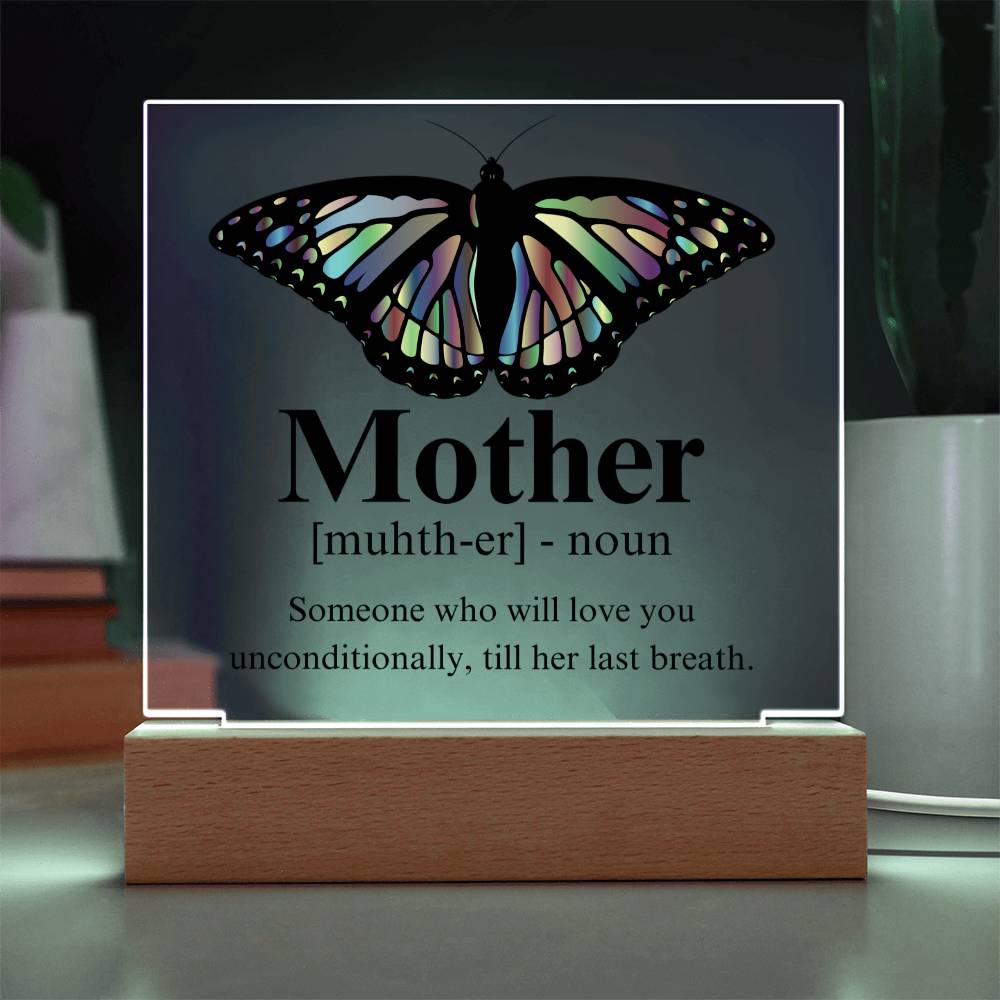 Mom Acrylic Plaque | Mom Definition | Mothers Day Gift