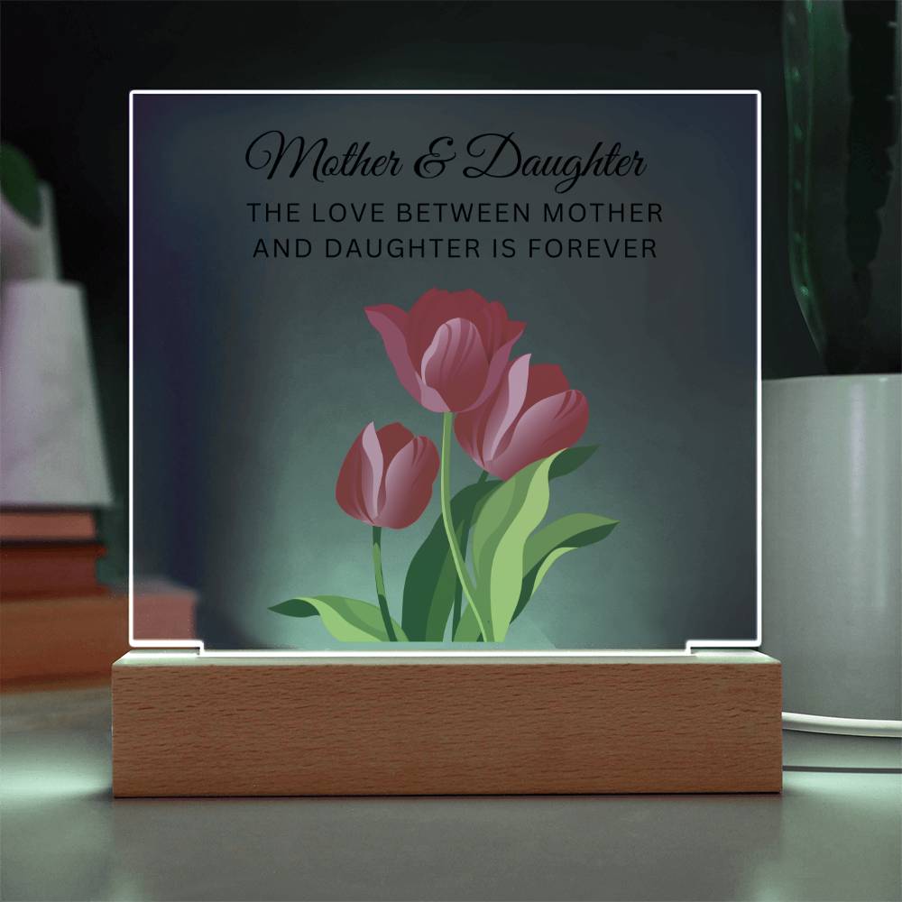 Acrylic Plaque for Mom from Daughter