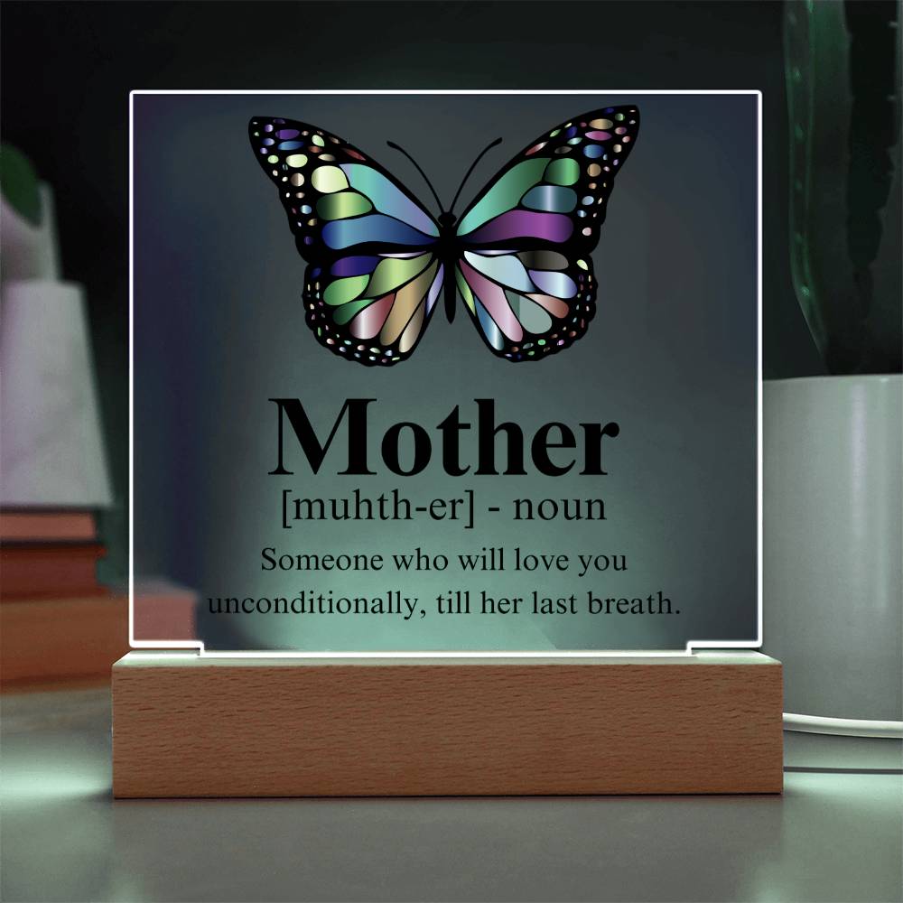 Mom Acrylic Plaque | Mom Definition | Mothers Day Gift