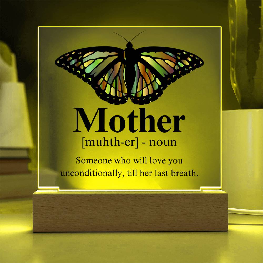 Mom Acrylic Plaque | Mom Definition | Mothers Day Gift