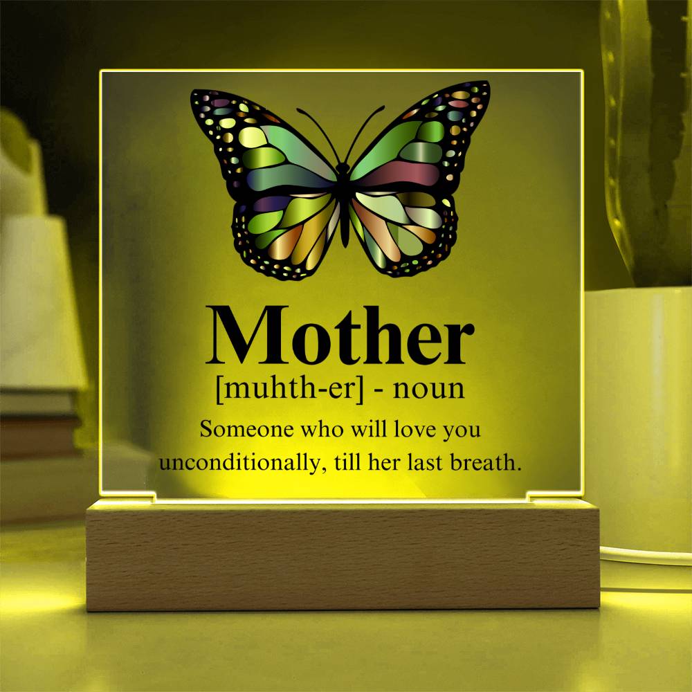 Mom Acrylic Plaque | Mom Definition | Mothers Day Gift