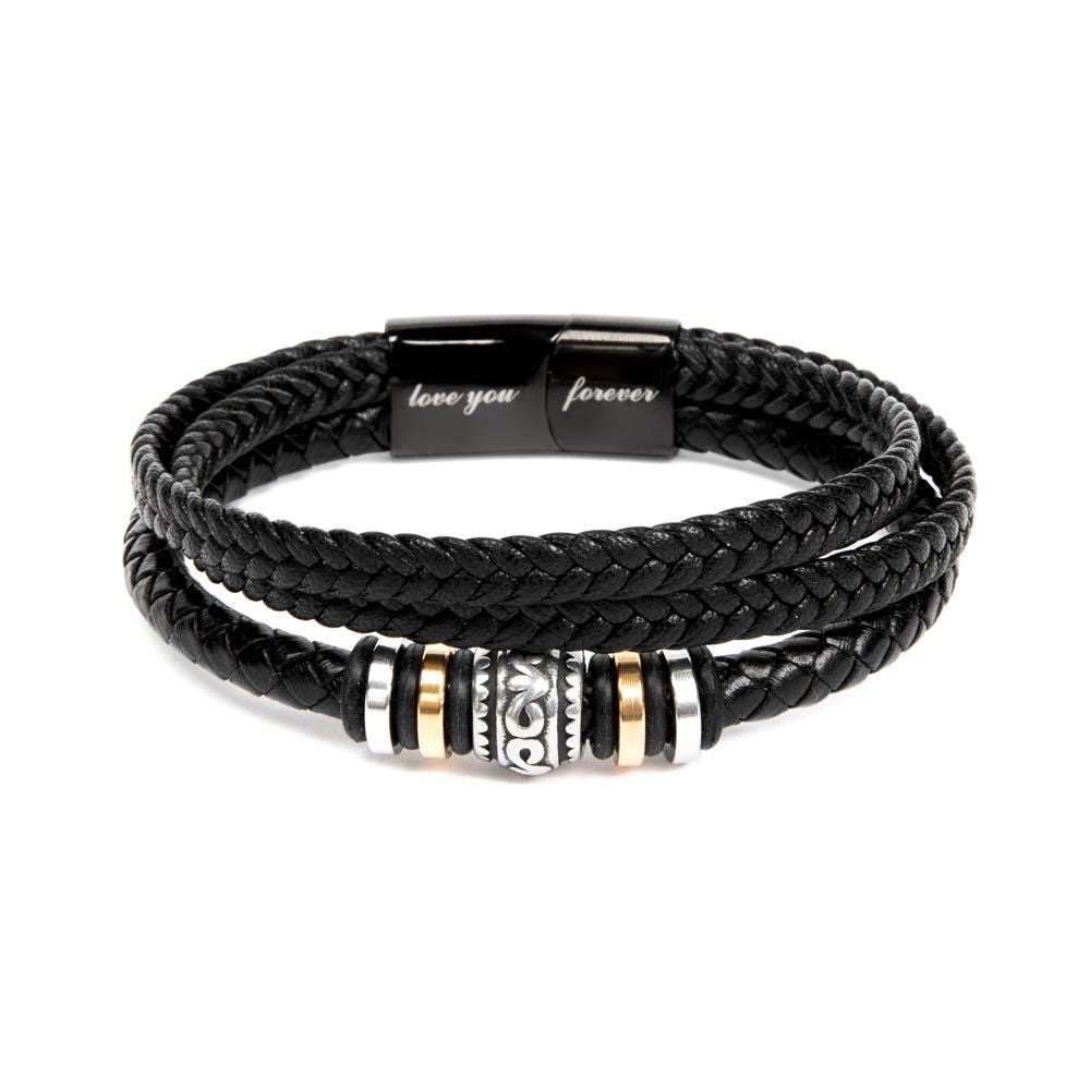 Step Dad Gift | Love You Forever Bracelet
