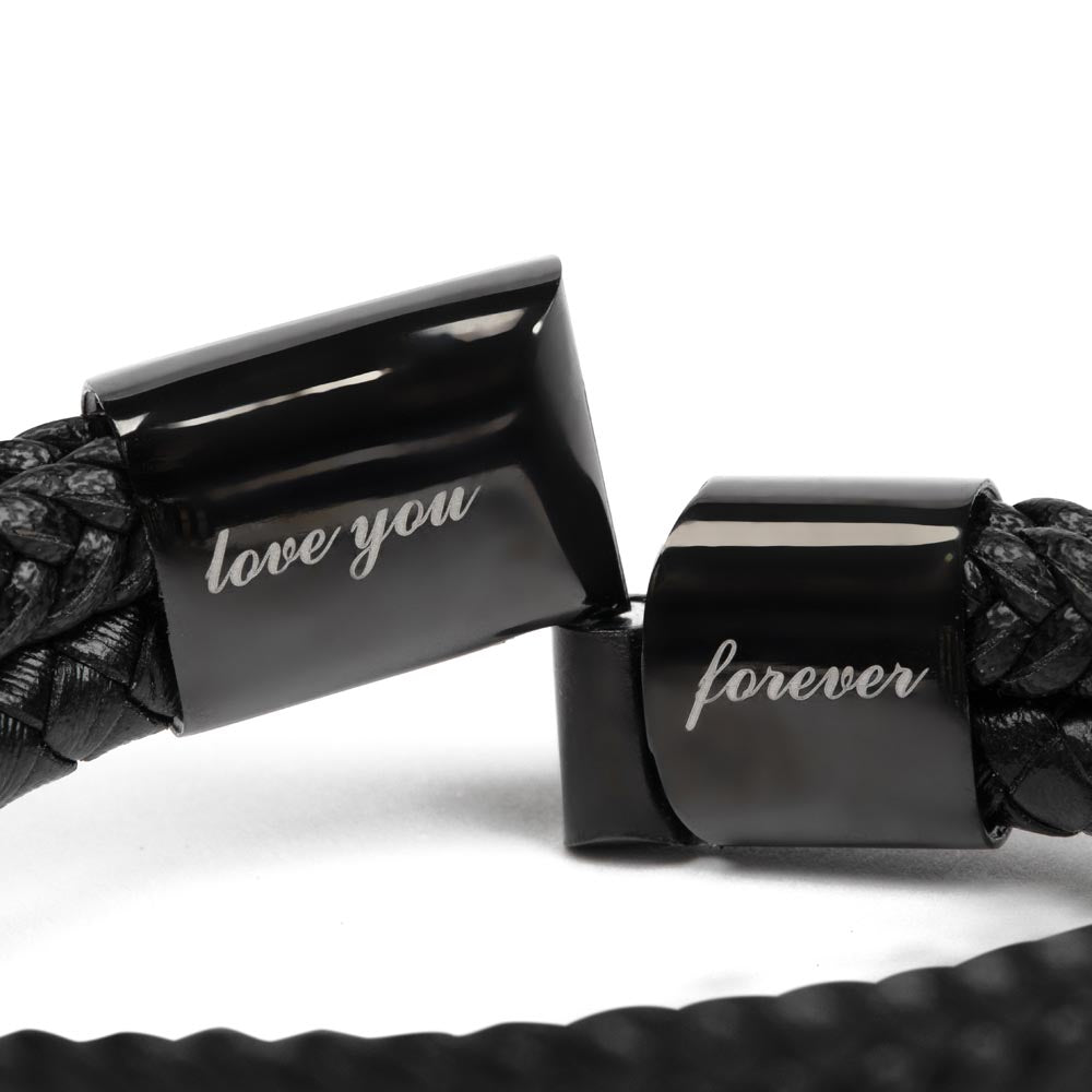 Step Dad Gift | Love You Forever Bracelet