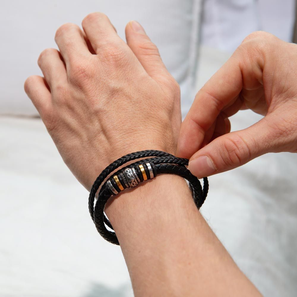 Step Dad Gift | Love You Forever Bracelet
